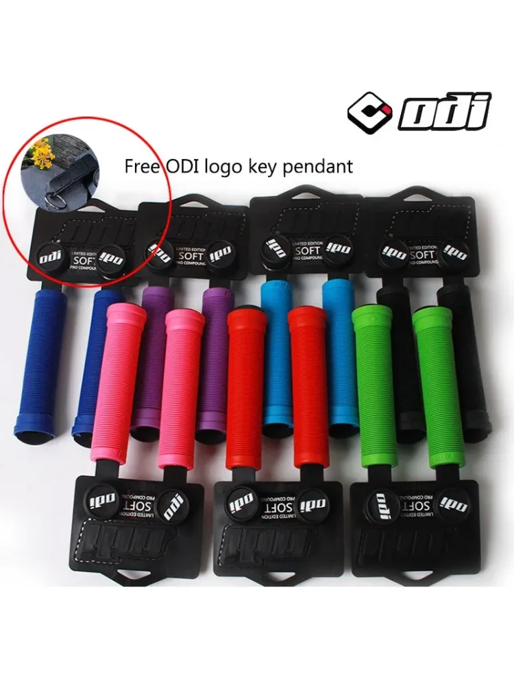 AliExpress ODI MTB Bike Handlebar Grips Soft Silicone Shockproof Cycling Grips BMX Balance Bicycle Handle Bar Grip for XC/AM Downhill