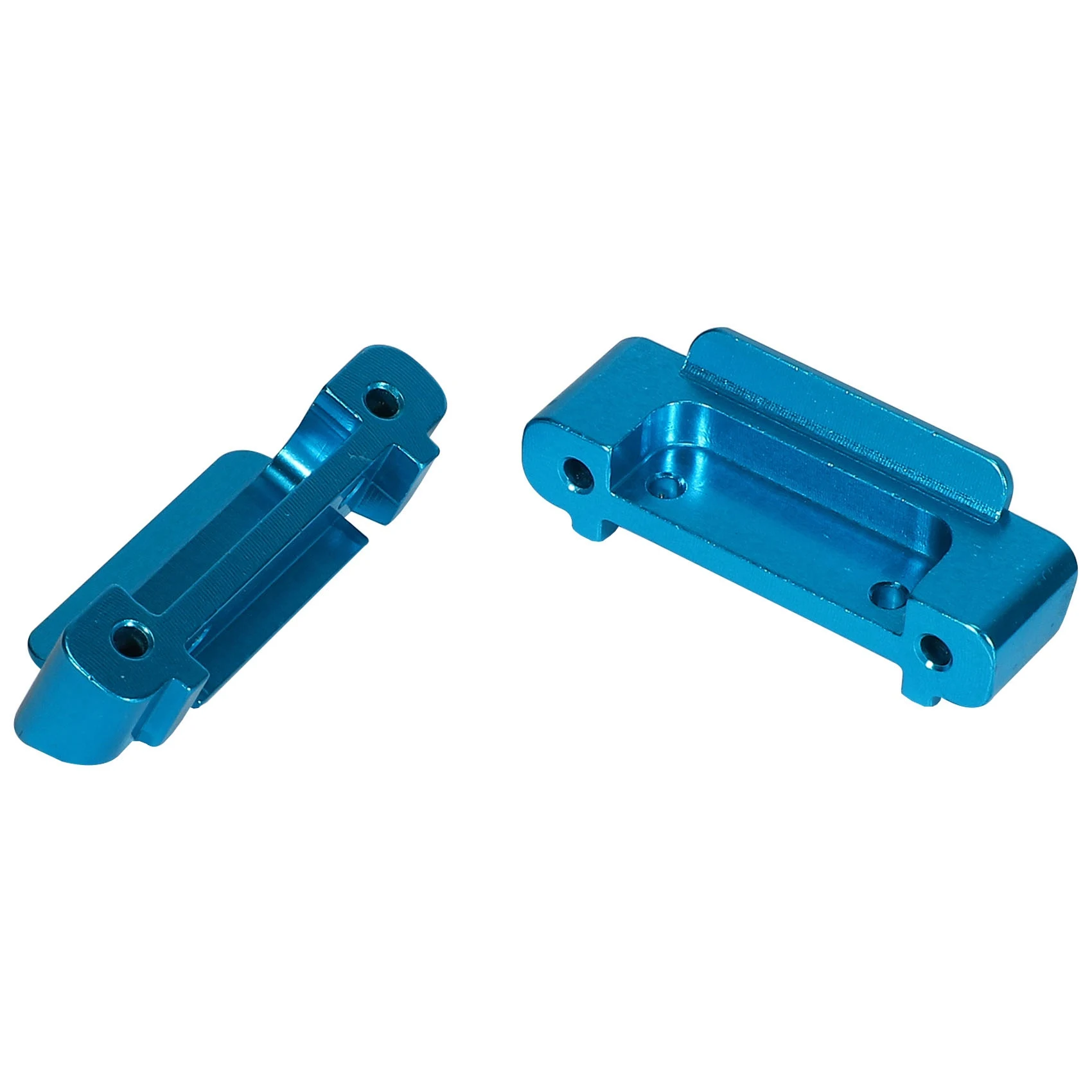 2pcs upgrade rc auto teile vorne hinten stoßstange für wltoys A959-B A969-B A979-B, blau