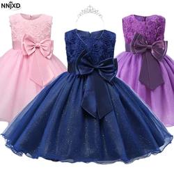 Flower Girls Dress for Wedding Princess Party Dresses Children's Clothing Kids Dresses for Girls for 4 6 8 9 10 Yrs Summer Dress