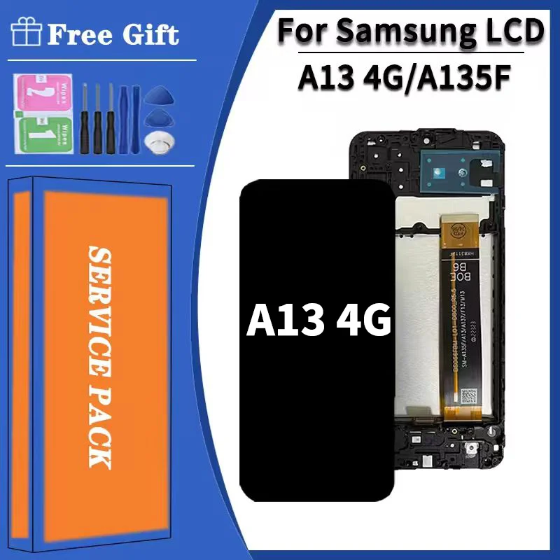 6,5 "nuevo A13 LTE LCD para Samsung A13 4G LCD pantalla táctil digitalizador para samsung A13 A135 A135F A135U A135U1 LCD