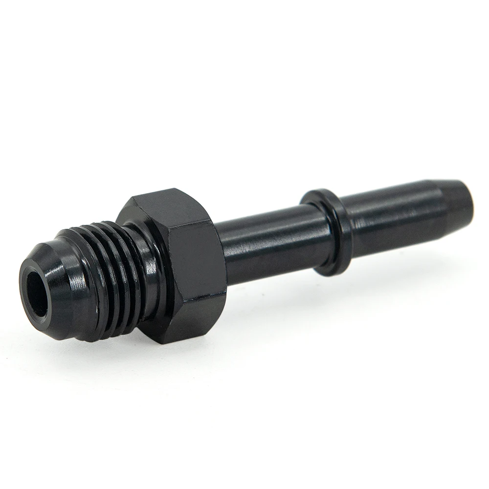 

Black Aluminum Quick Connect AN6 6AN AN6 To 5/16" To 3/8" Male For LS LS1 LS3 EFI Fuel Line Rail Fitting Adapter