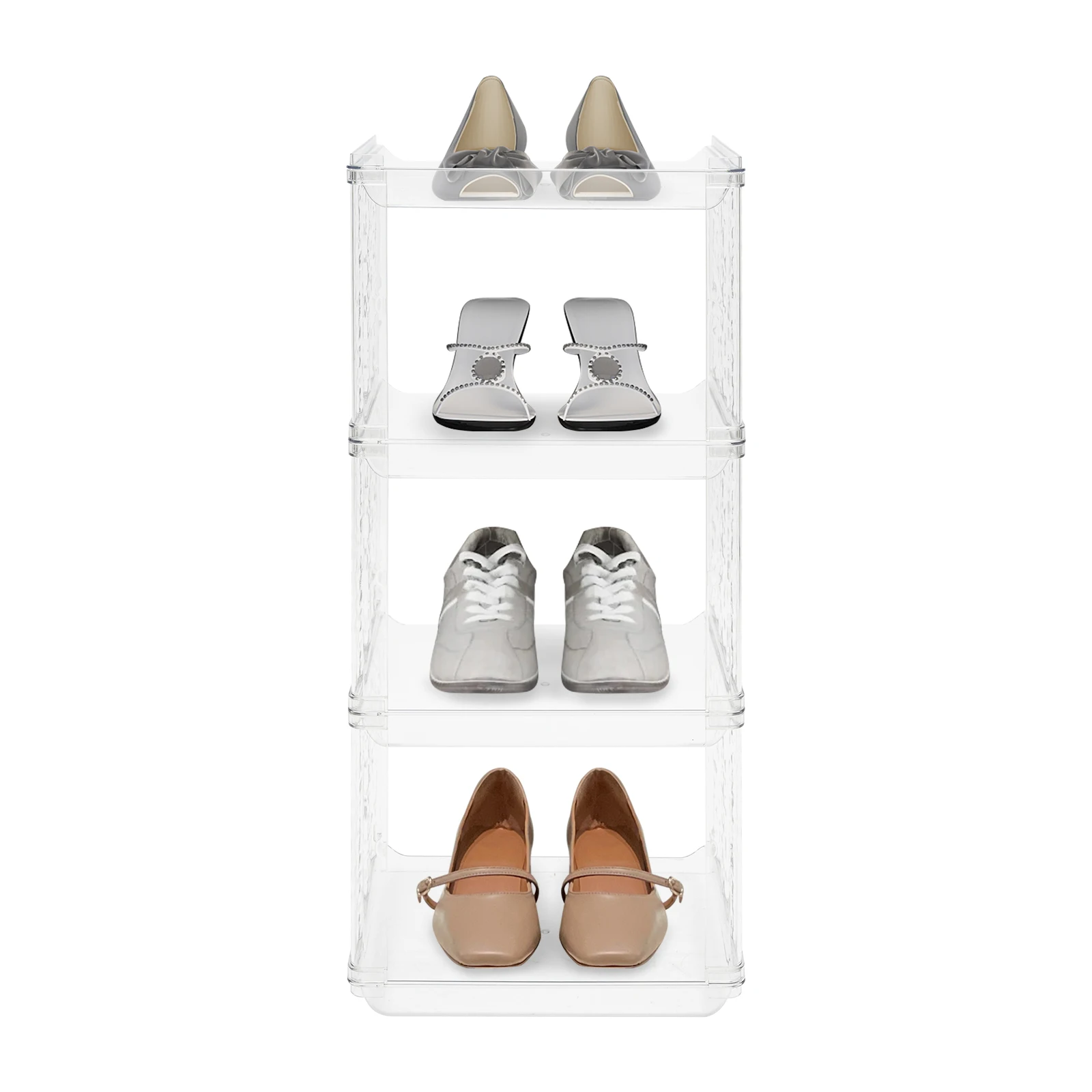 foldable shoe box amazon plastic shoe rack