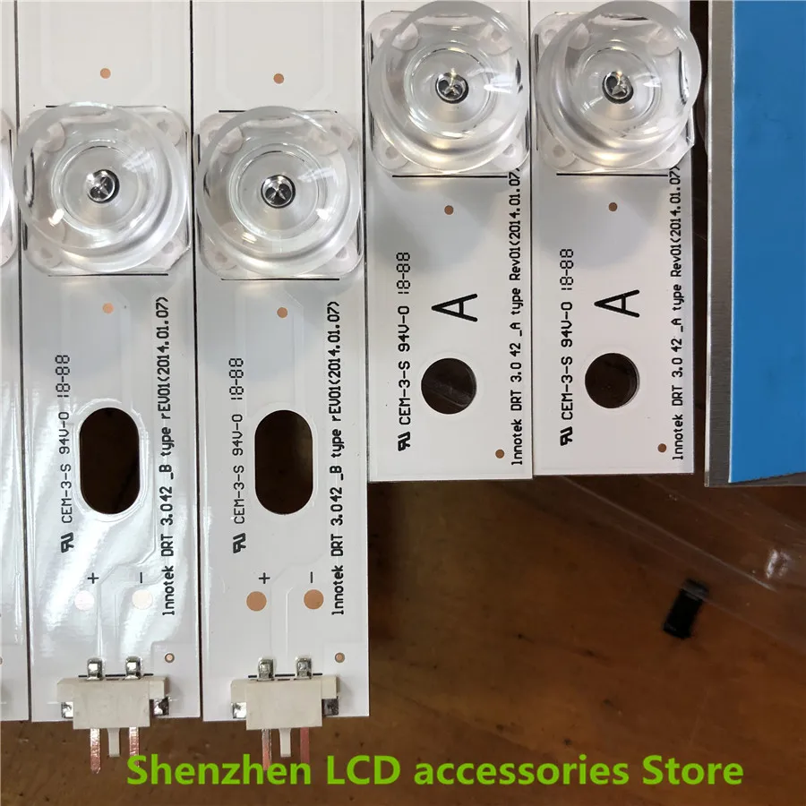 LED 백라이트 스트립, 42 인치 TV용, 42LB5800, 42LF5600, 42LB6300, 42LB561V, 42LB5610, 6916L-19566A, 6916L-1957A, 100% 신제품, 40 개