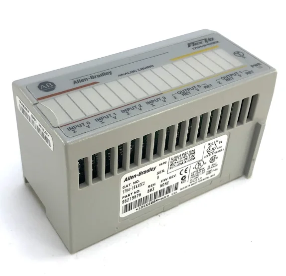 

1794-IE4X0E2 — изолированный 4-канальный аналоговый/2DO — прочный промышленный модуль ввода-вывода на DIN-рейку