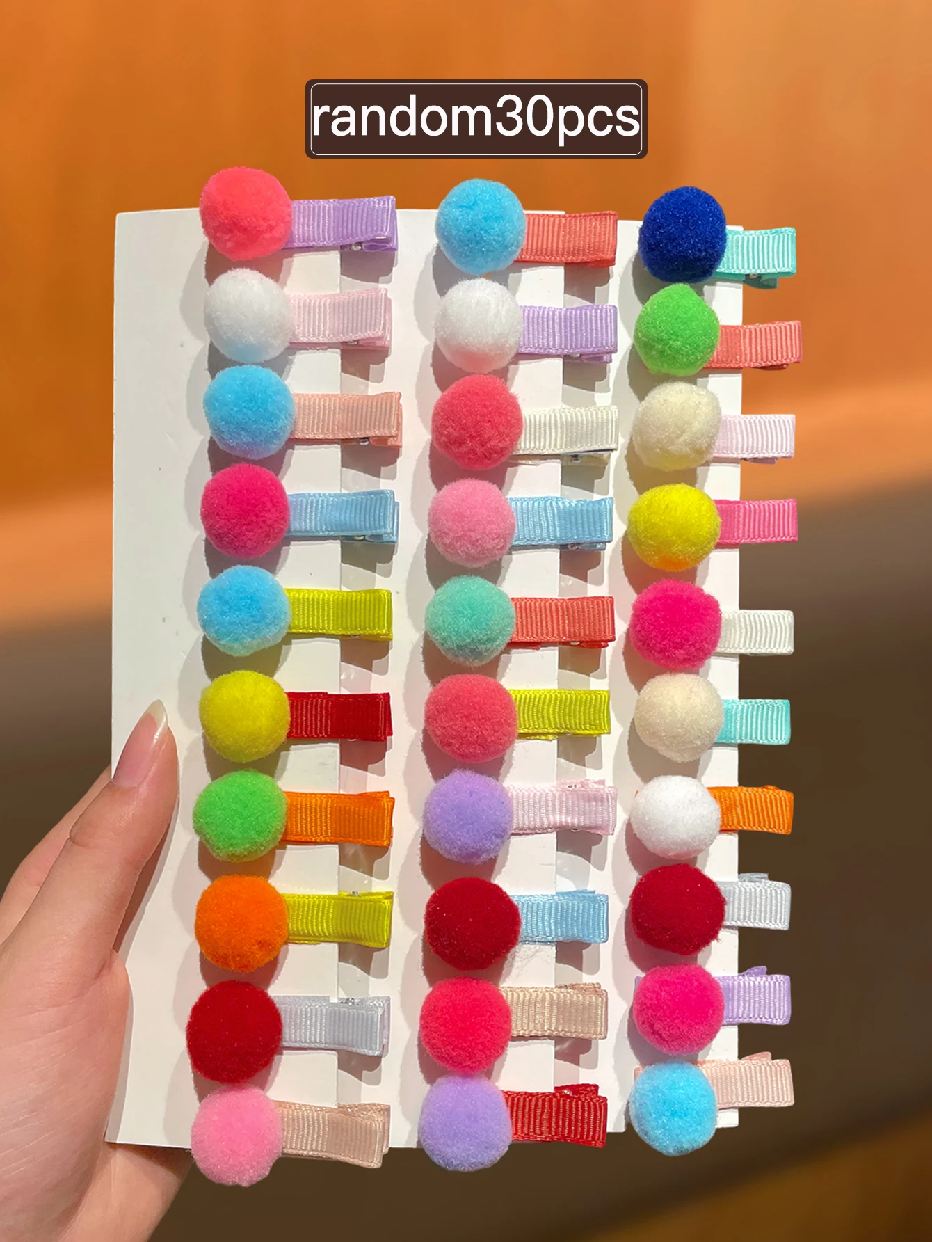 30 peças aleatórias estilo feminino, fofo e redutor de idade, adequado para uso diário, acessórios de cabelo femininos e grampos de cabelo