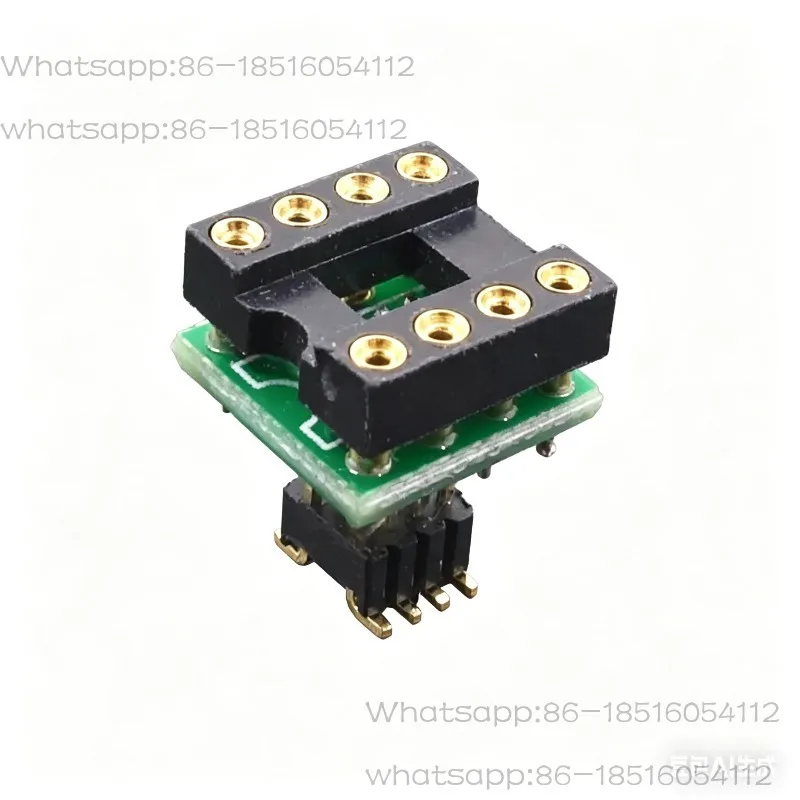 10PCS SMD to in-line plug DIP8 to SOP8 sound card upgrade 8Pin adapter board