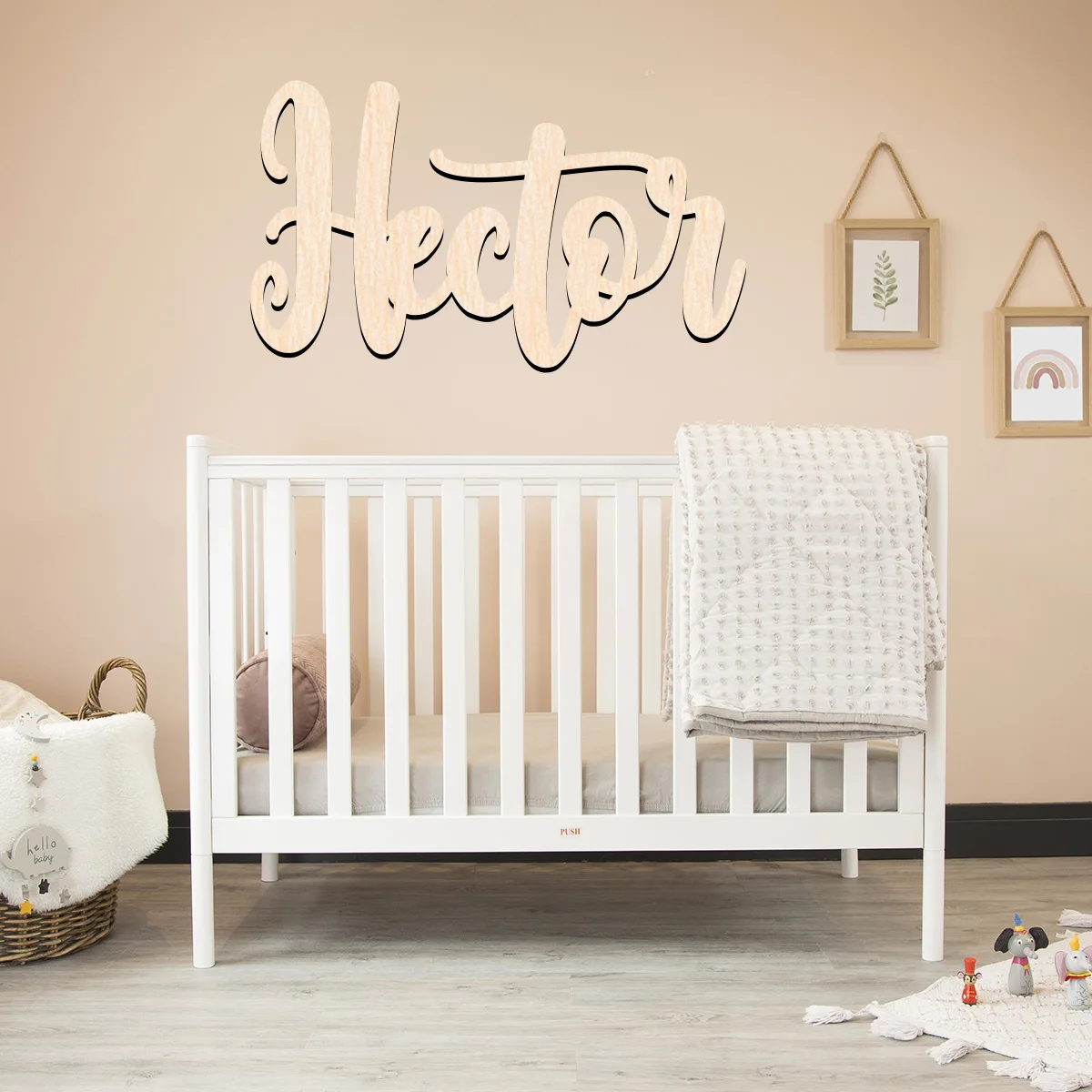 1 pc jsyael example Customizable Name Wooden Decor Charming Home &Holiday Decor for Front Porch, Yard