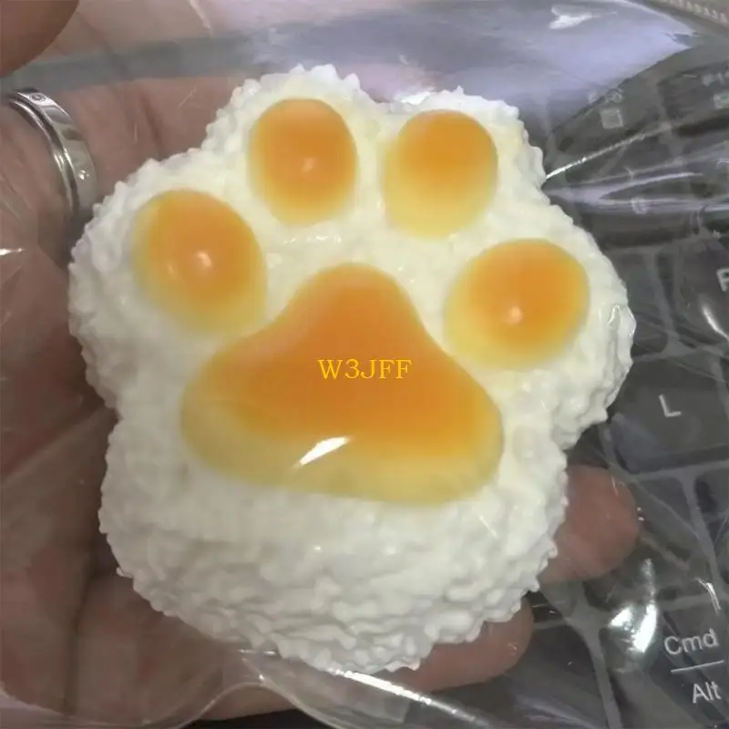 W3jf créatif yolk paths rebond patws figurine maltose nouveauté table table bâillon