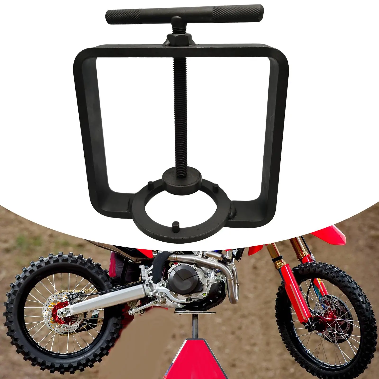 

Инструмент для снятия компрессора, прочный регулируемый многофункциональный портативный съемник подшипников для внедорожников, мотоциклов, автозапчастей