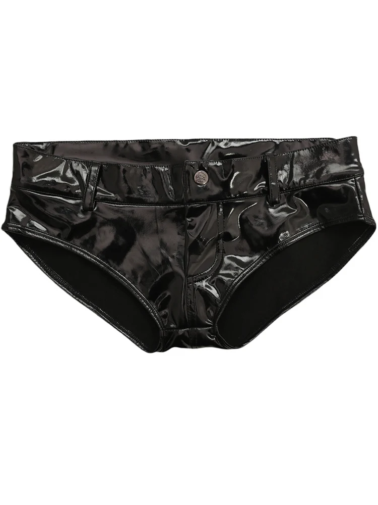 مثير نظرة الرطب لامعة بولي كلوريد الفينيل فو الجلود الغنيمة السراويل القصيرة قصيرة القطب الرقص الساخن قصيرة كلوبوير بنطلونات كورتو Mujer برمودا