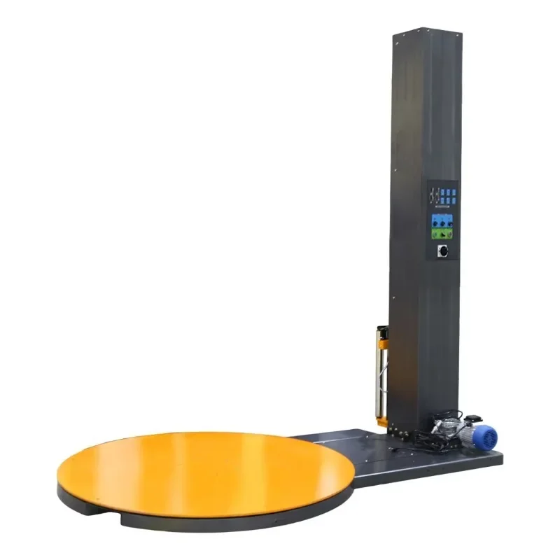 Macchina avvolgitrice elastica per pallet con braccio rotante con controllo PLC per l'efficienza logistica del magazzino