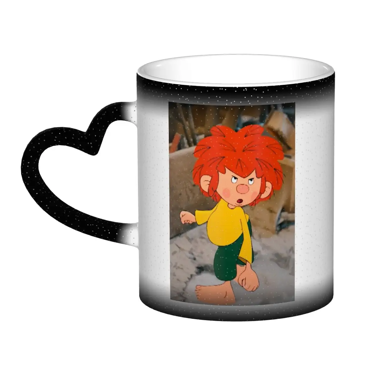 

Кружка Pumuckl, забавные керамические кофейные чашки, чайные кружки, чашка для молока, посуда для напитков, подарки для женщин и мужчин