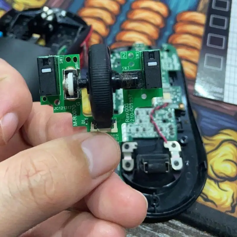 1 Zestaw części naprawczych do bezprzewodowej myszy do gier logitech G Pro Górna płyta główna myszy Mikroprzełącznik Przycisk Zespół klawiatury — zdjęcie produktu 3