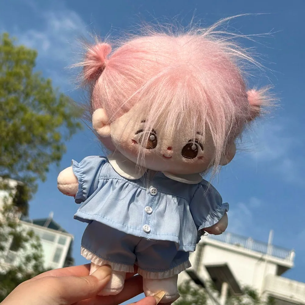 الكرتون 20 سنتيمتر القطن دمية ملابس دمى BJD OB11 السراويل قميص دمى اكسسوارات يدوية الصنع دمية فستان لعبة