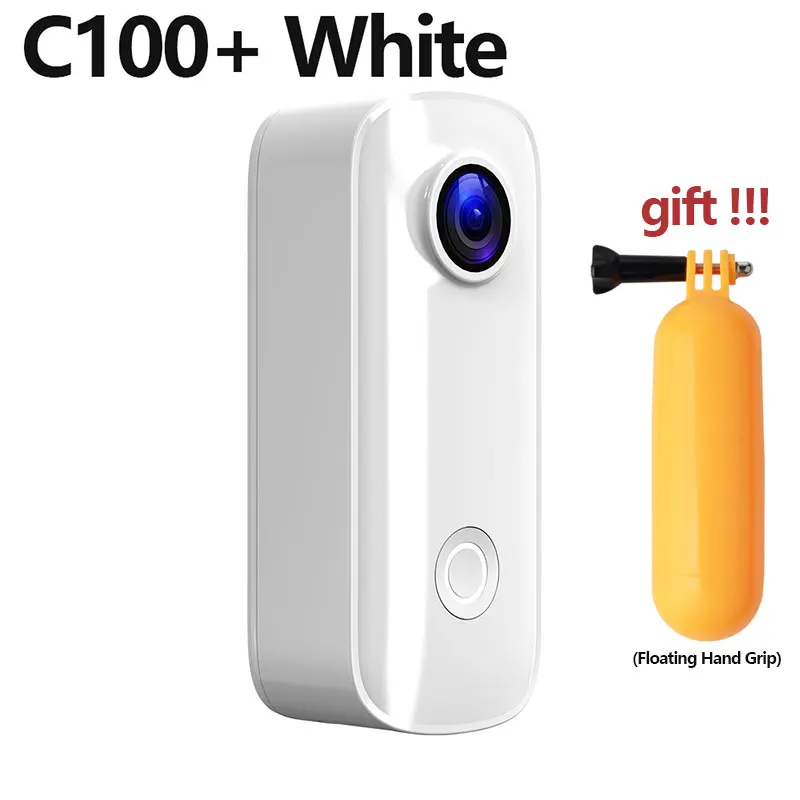 SJCAM C100 Plus Mini 4K Actiecamera Pocket WiFi EIS Wearable Sport DV Cam Vissen Vlog Motorfietsen met 30M waterdichte schaal
