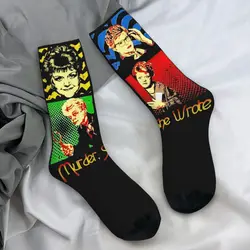 Jessica Fletcher MURDER SHE WROTE Pop Socks Modern Stockings Men's Medium Soft Outdoor Socks Spring Graphic Non-Slip Socks