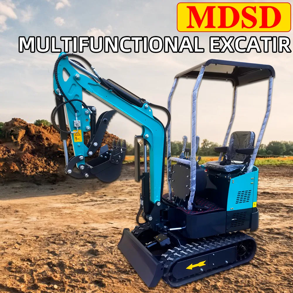Mini escavatore cingolato idraulico cingolato piccolo escavatore cingolato da 1,2 tonnellate di alta qualità in vendita Mini escavatore multiuso Spedizione veloce