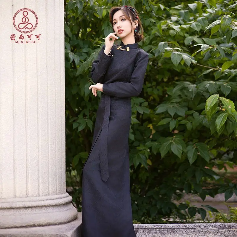 Nieuwe en verbeterde Tibetaanse Bora etnische stijl Lhasa-kleding