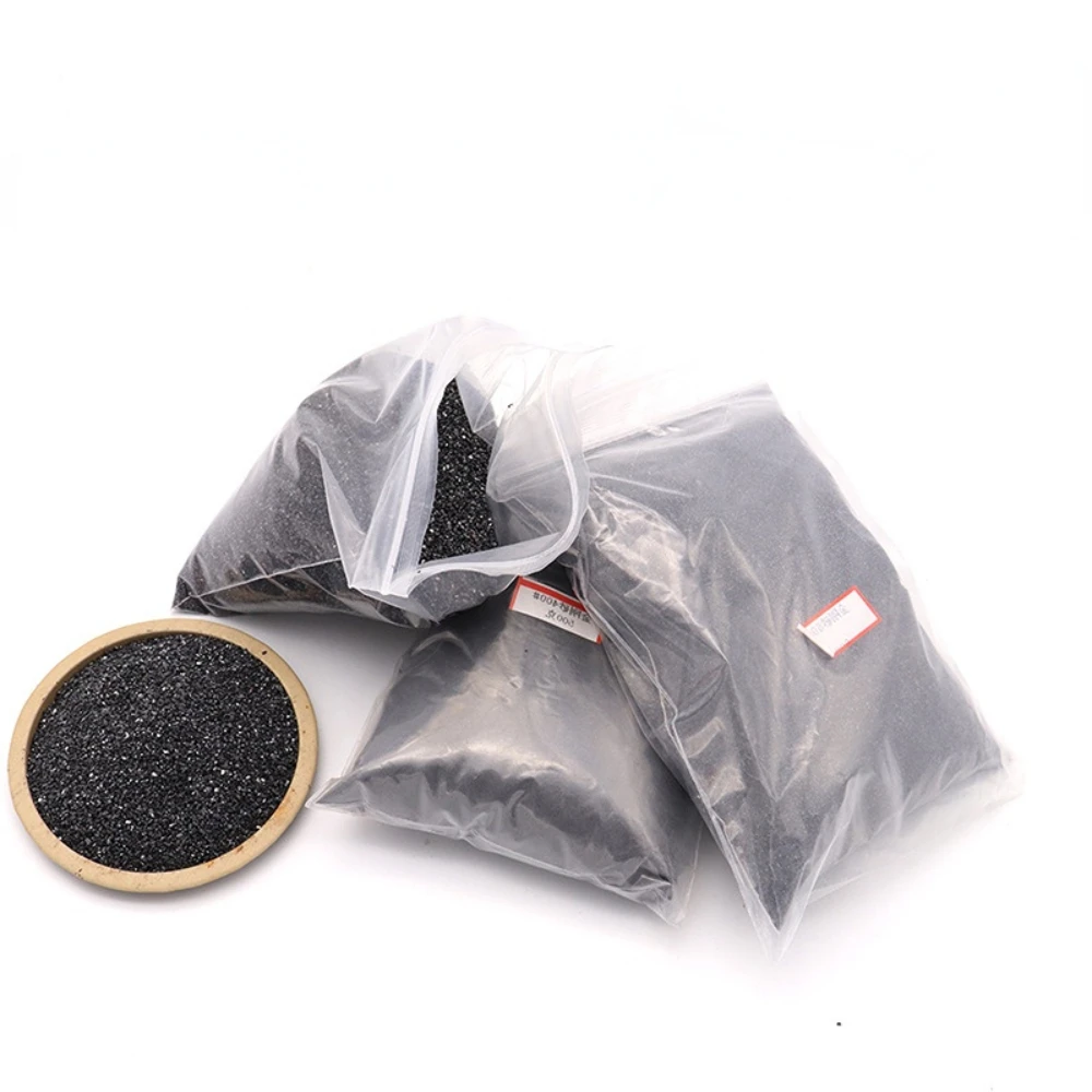 Grinding Carborundum 500G / Black emery Powder /Jade Polishing Vibration Machine  Fine Grinding Sand Blasting Material