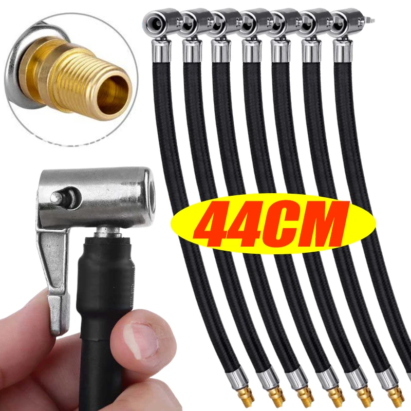 

14.5cm Motorcycle/bicycle Threaded Hose with Air Tube and Standard Tire Valve for Air Pump Locking Valve Maintenance Accessories