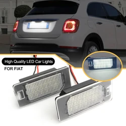 2x Fits For Fiat 500X 2014 2015 2016 2017 2018 2019 White Canbus LED Number License Plate Lights