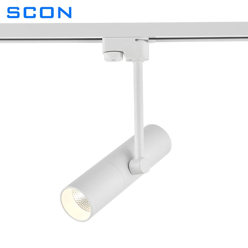 SCON Led أضواء المسارات لاعبا اساسيا COB أضواء المسارات ing الجدار مصباح السكك الحديدية مصابيح كشاف صغيرة الحجم Led 5 واط/9 واط الأضواء متجر الملابس متجر المنزل 220 فولت