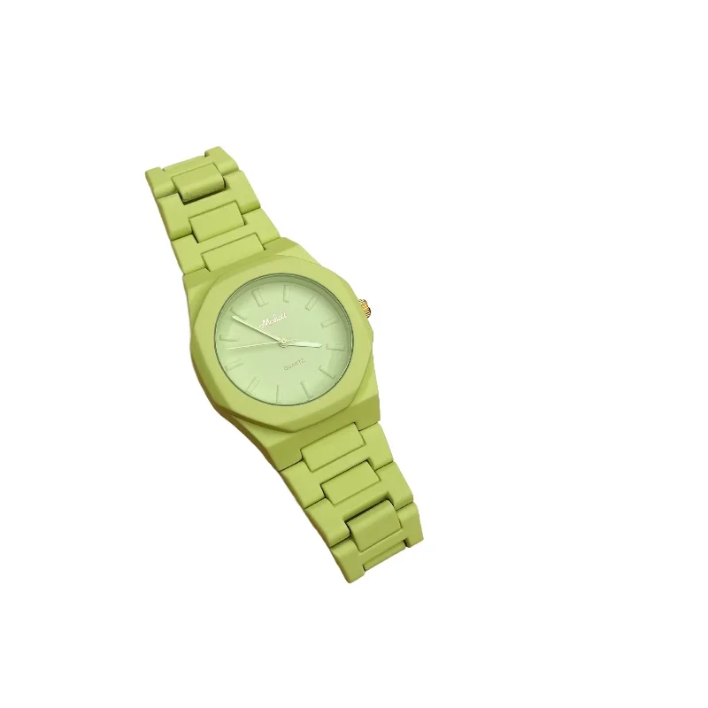 Fashion apple green large dial trendy women's watch women's fashion atmosphere