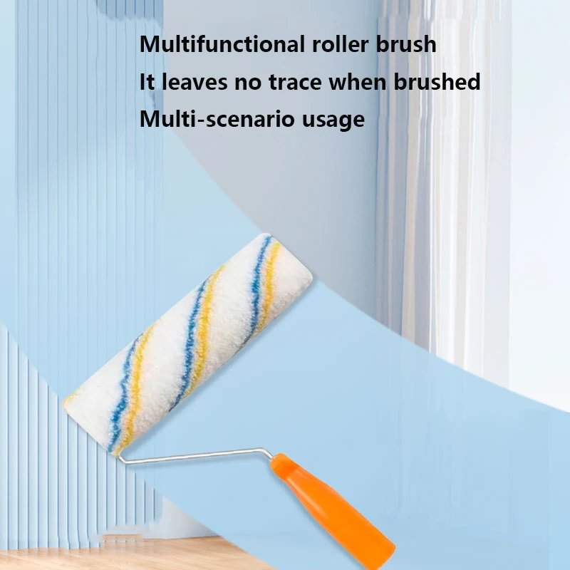 Roller brush:4/6, 9-inch brush, paint brush, cotton thread, roller brush, wall repair, latex paint, roller, replaceable brush
