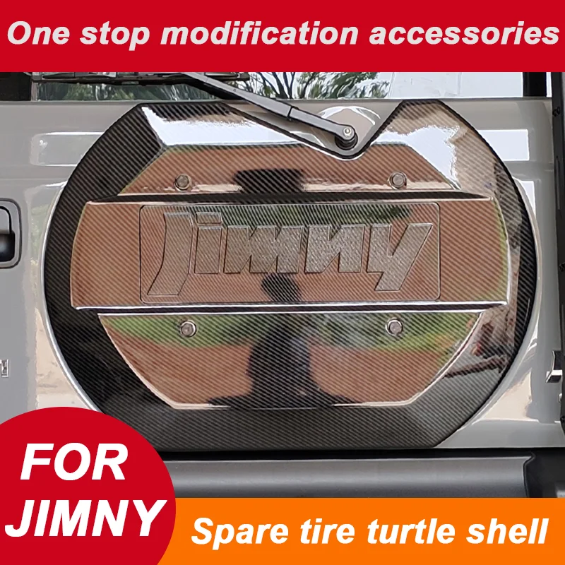 

Spare Wheel Cover for Suzuki Jimny JB64 JB74 2018-2025 High Quality ABS Spare Tire Cover Turtle Shell Car Outer Accessaries