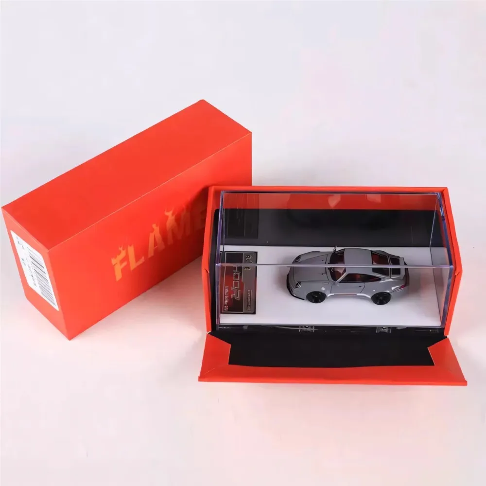 Flame 1:64 Compact 911 400R Gunther Werks Adults Hobby Resin Diecast Model Car