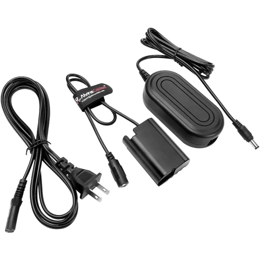 

Alvin’s Cables DMW-DCC17 Dummy Battery DMW-BLK22 AC Power Adapter Charger Kit for Panasonic Lumix S5M2X GH5M2 Camera 11ft| 3.4m