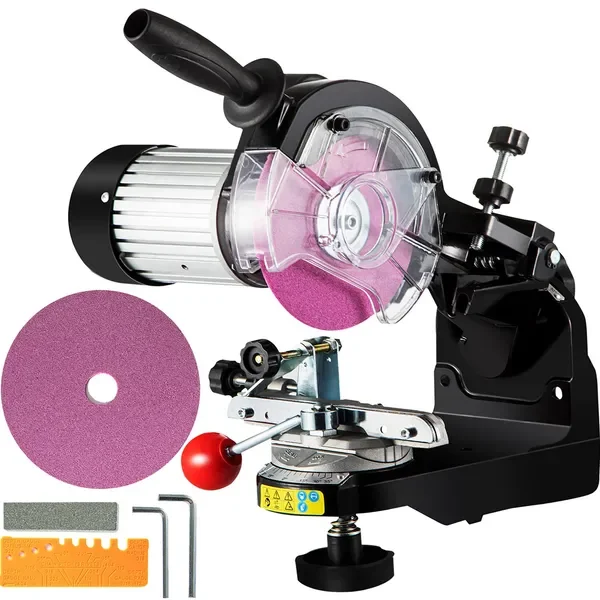 

Electric Chainsaw Sharpener, 230W Professional Multi-Angle Adjustable Chain Grinder 3000RPM, Electric Chainsaw Blade