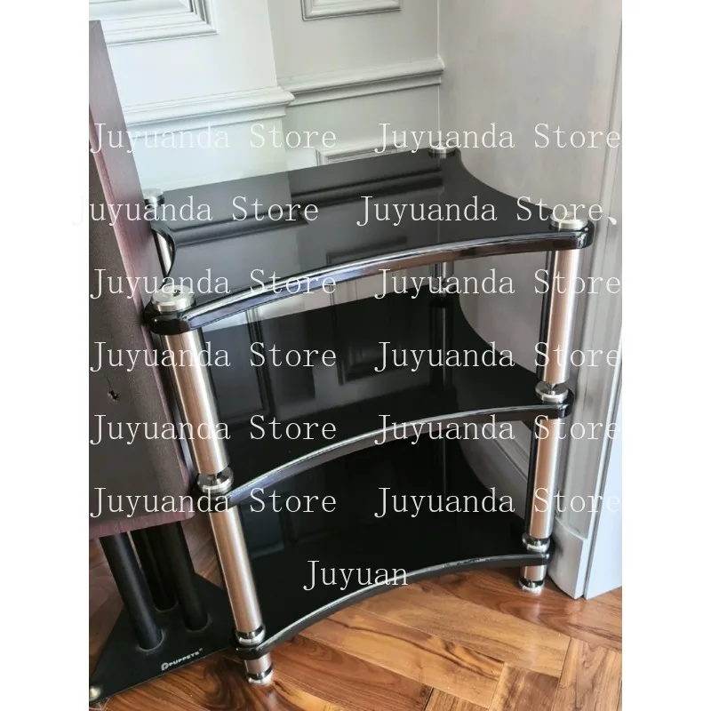 

Piano Lacquer HIFI Amplifier Stand Speaker Rack Vibration Isolation Cabinet Factory Direct Cross-border Compliant Dropshipping