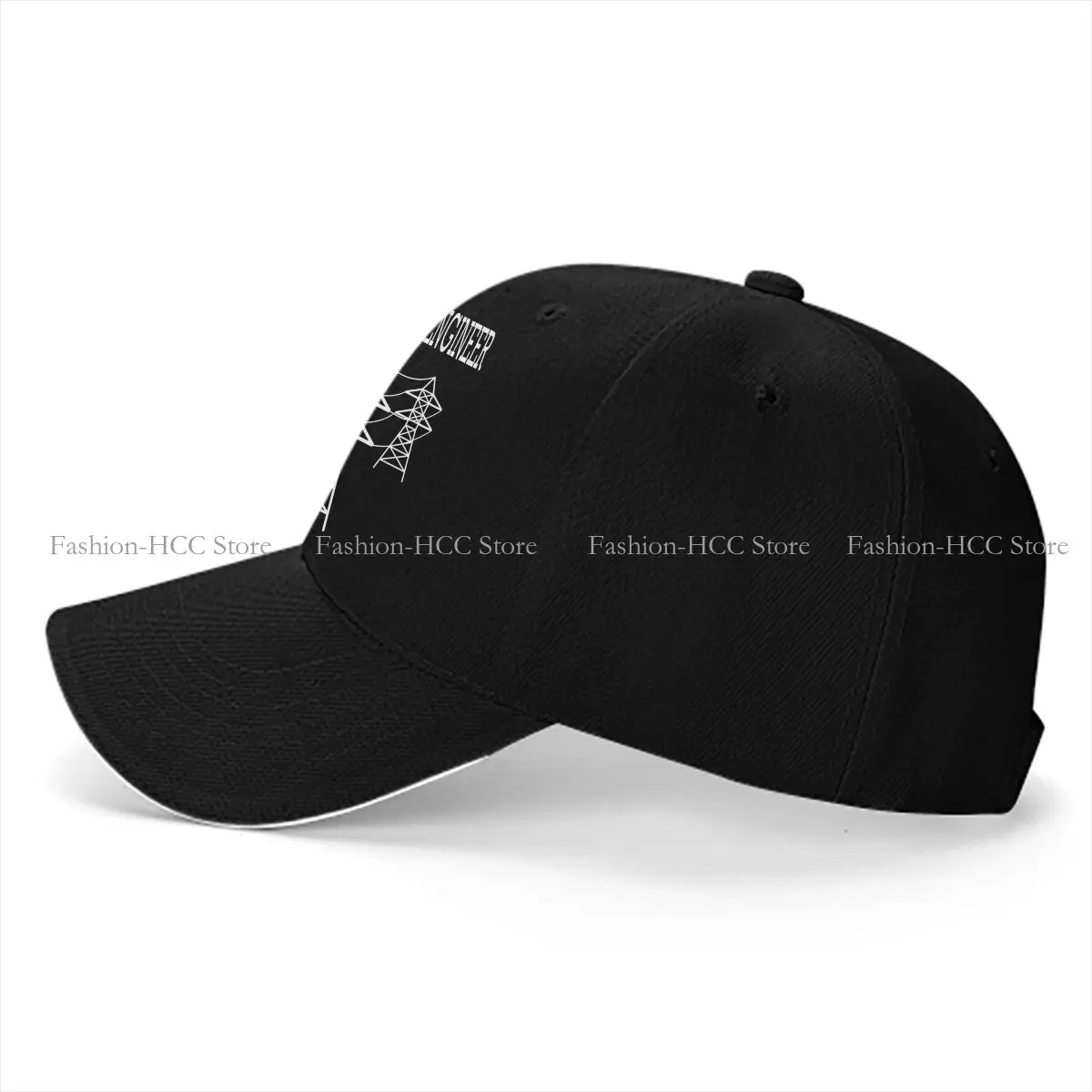 Pure Color Dad Hats Tower Hat Sun Visor Baseball Caps Engineer Electrical Electrician Peaked Cap