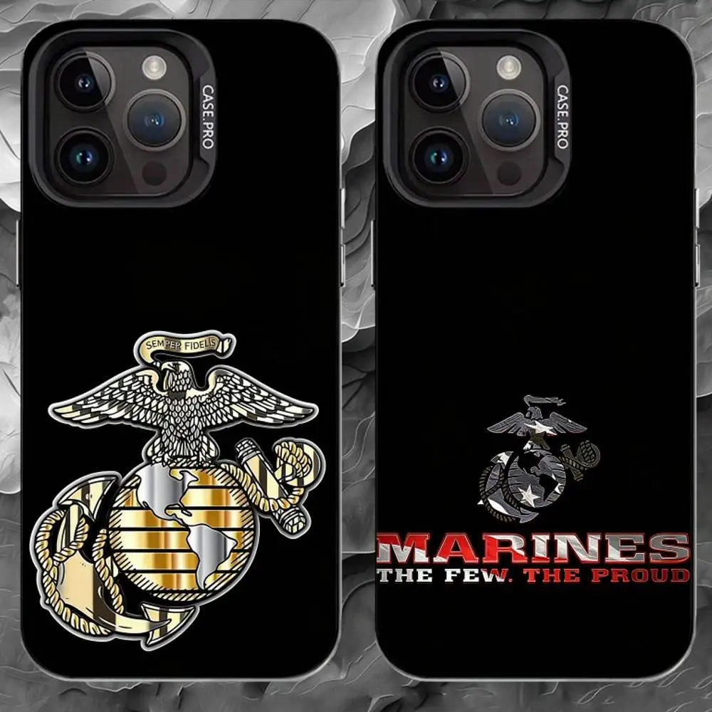 

E-ESTRELLA Cool Phone Case For iPhone 17 16 15 14 13 12 11 Pro Max Plus Silver Matte Black Cover