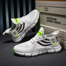 Men's Breathable White Running Shoes Casual Shoes Male Light Non-slip Classic Sports Women Couple Mesh Sneakers Tenis Masculino