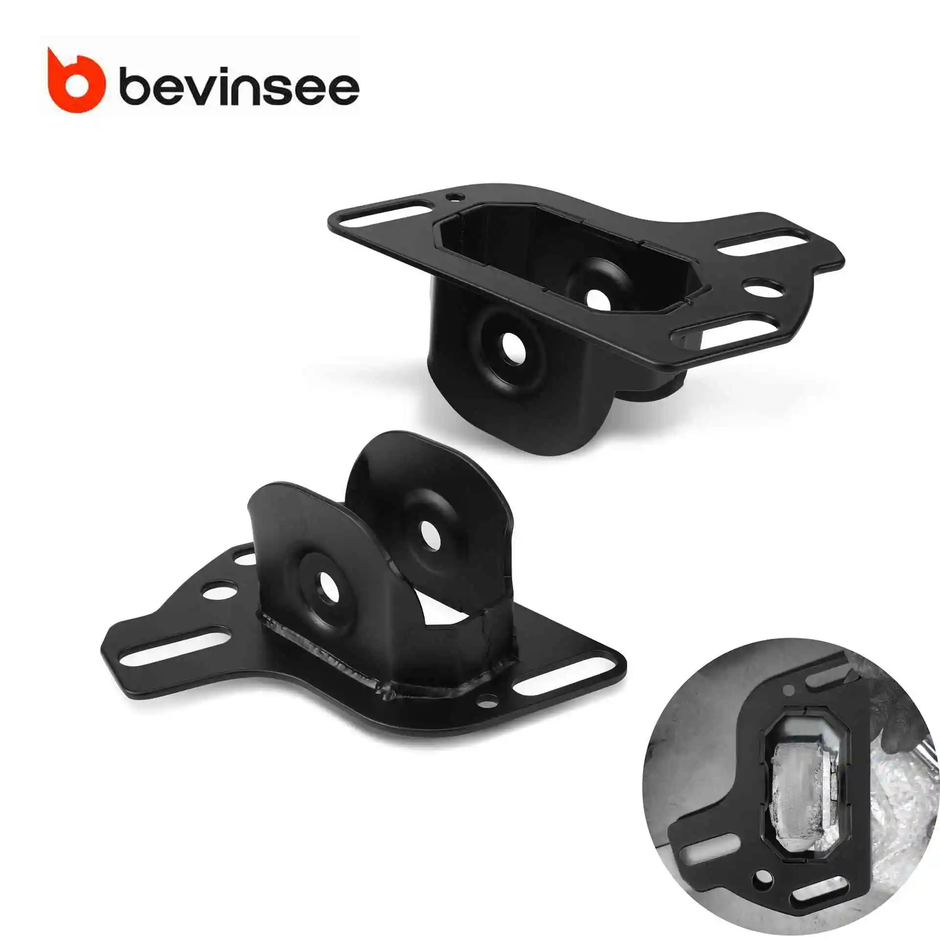 

BEVINSEE Adjustable Rear Trailing Arm Brackets Set Drift For BMW E36 E46 318i 323i 325i 328i 330i M3 Z4 E85 E86 E89 2.0i 3.0i