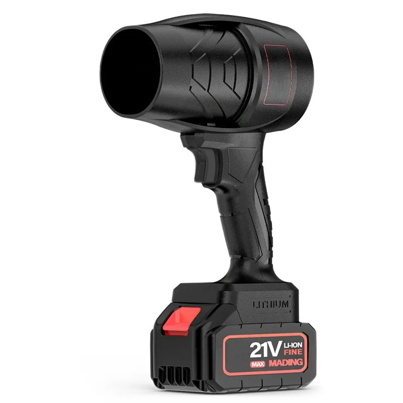 Portable Cordless Leaf Blower - 21V High-Power Lithium Battery Turbo Fan - For Dust, Leaves, Water Blowing & Cleaning