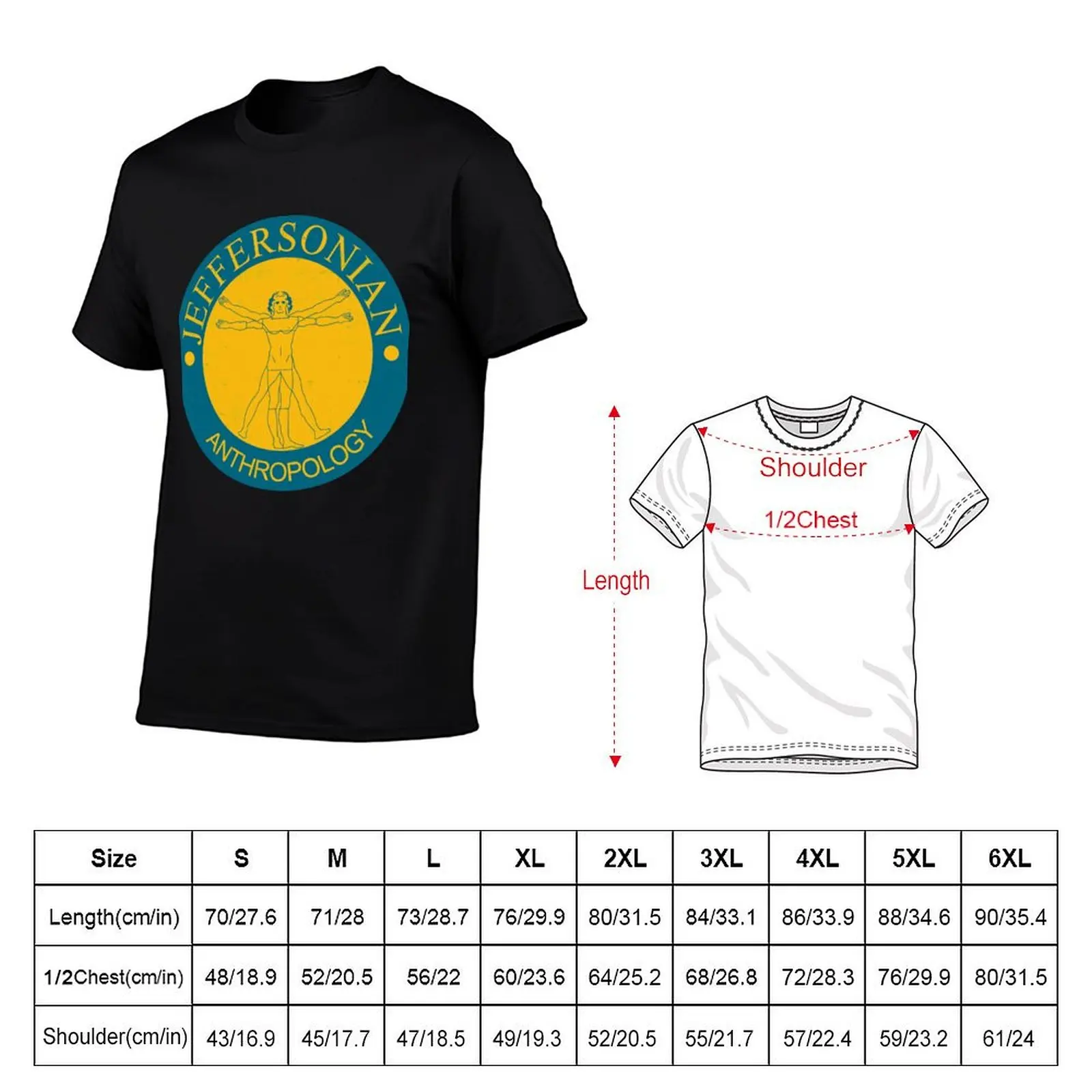 Bones Jeffersonian Anthropology T-Shirt quick-drying hippie clothes summer tops Aesthetic clothing mens graphic t-shirts pack