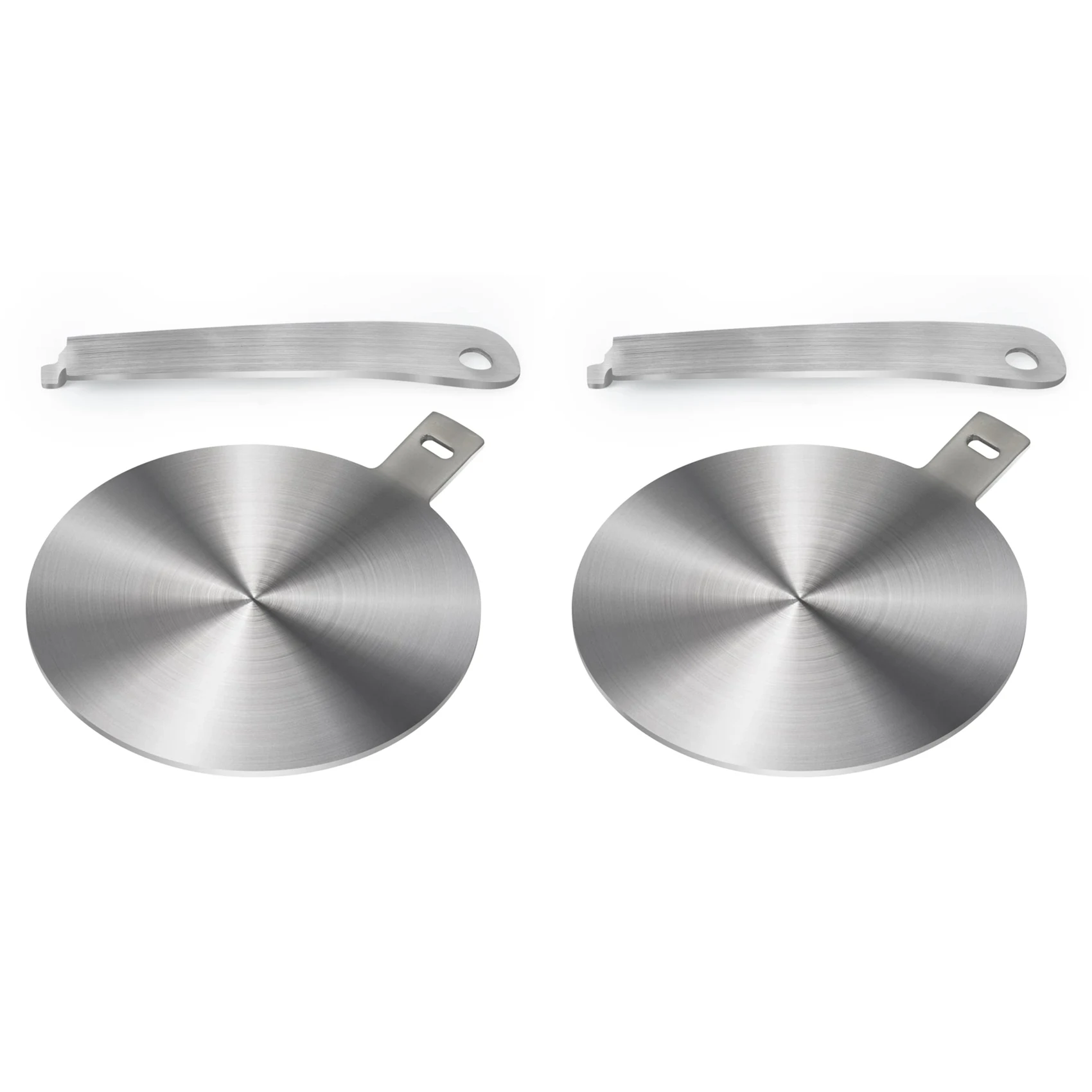 A98E-2X Induction Plate Adapter For Glass Cooktop Heat Diffuser For Electric/Gas Glass Stove With Detachable Handle