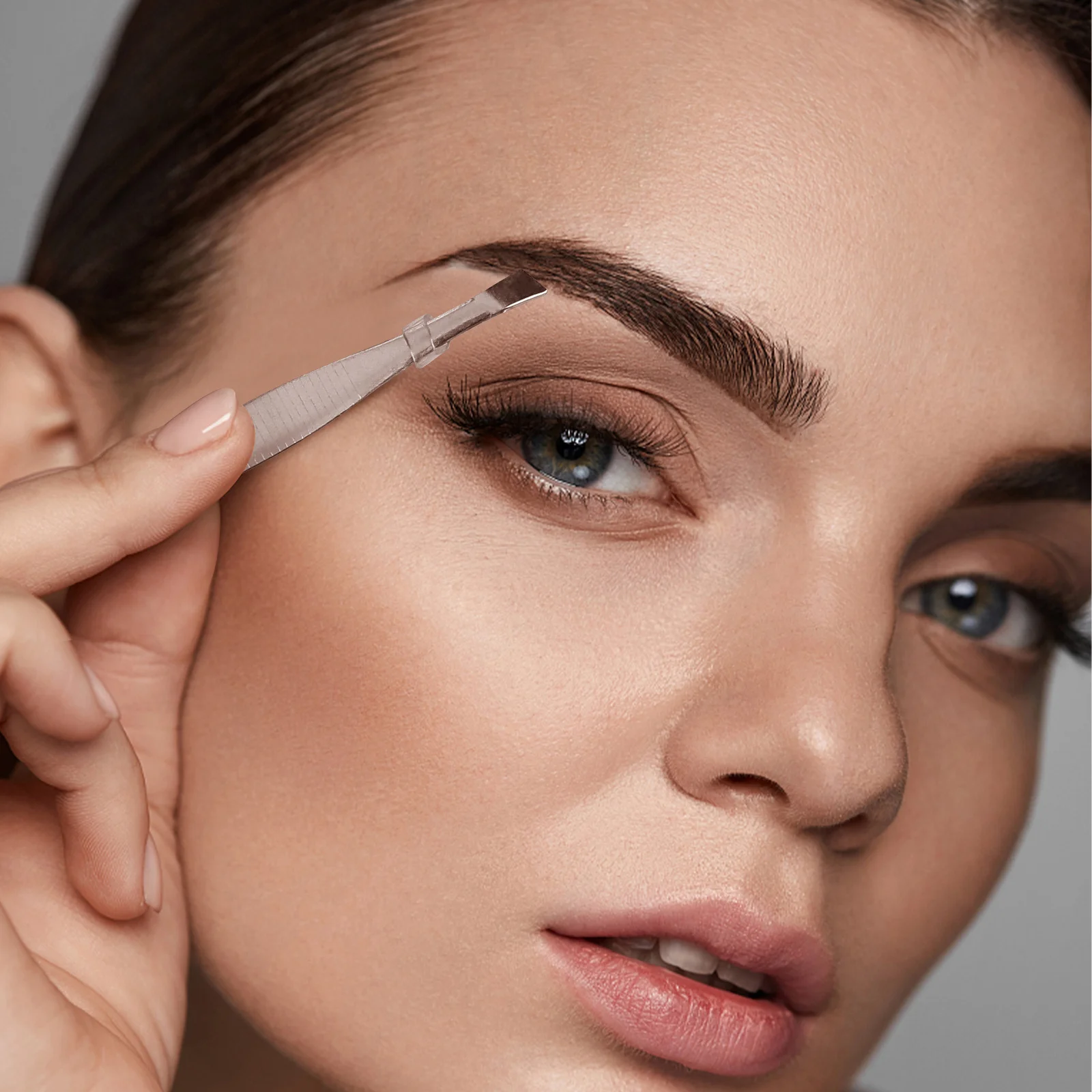 1 مجموعة تصفيفة الشعر محفورة القلم 10 شفرات مكبر الصوت الفولاذ المقاوم للصدأ آمنة صحية المدمجة خفيفة الوزن المحمولة الحاجب تشكيل الشعر #3