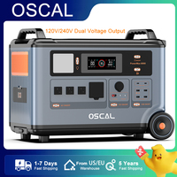 OSCAL Blackview PowerMax 6000 LiFePO4 Battery 3600Wh Power Station 6000W Portable Generator, Expandable Battery for Power Travel