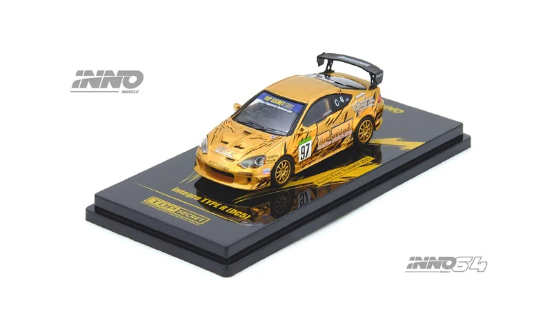 

(Pre-Order) 1:64 INTEGRA Type R (DC5) TOP SECRET Thailand Gold Diecast Collector's Vehicle Model Car