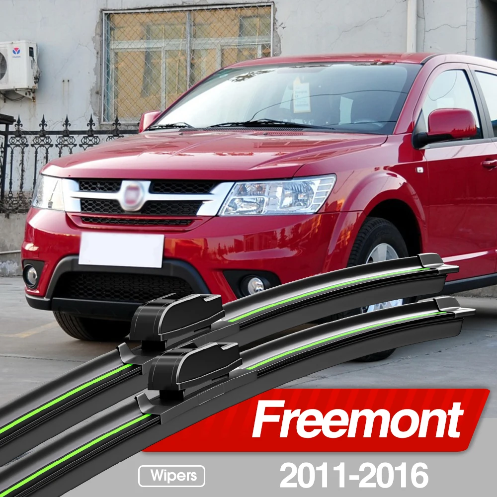 For Fiat Freemont 2011-2016 Front Windshield Wiper Blades 2pcs Windscreen Window Accessories 2012 2013 2014 2015