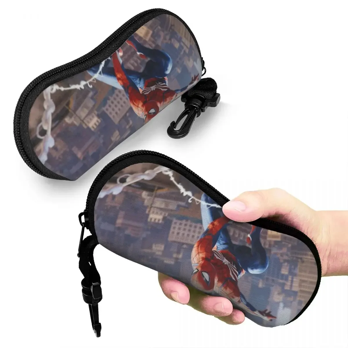 Man Comic Glasses Case Convenient Superhero Glasses Box Small Sunglasses Box