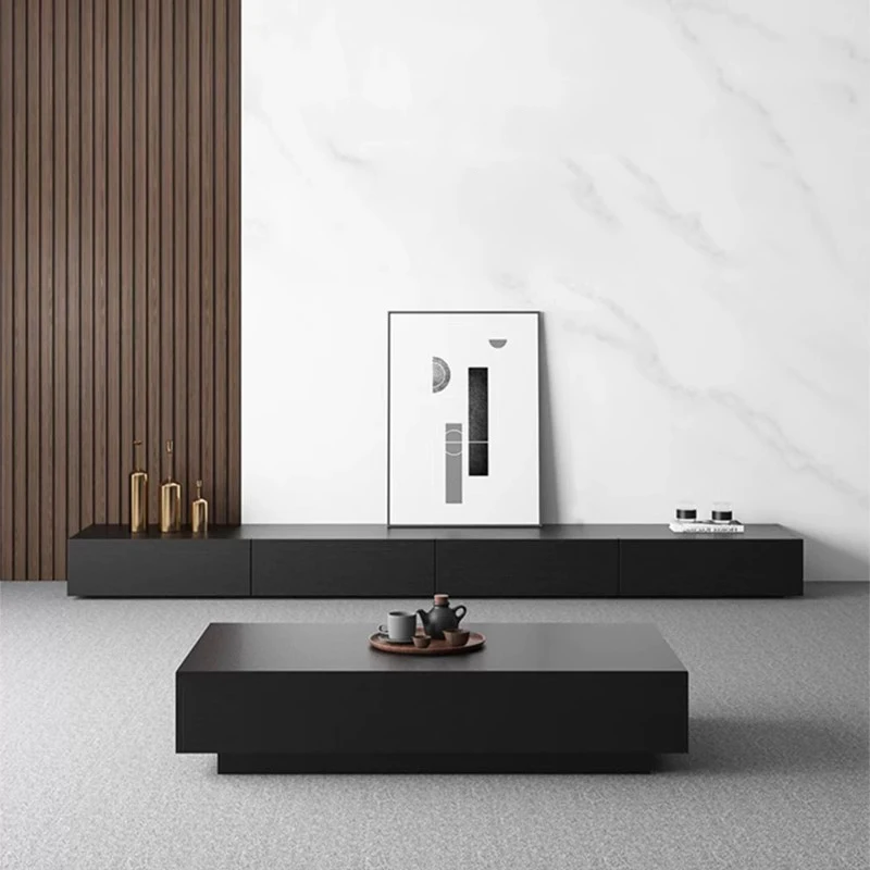Designer Aesthetic Tvยืนไม้สํานักงานลิ้นชักเก็บทีวีตารางหรูหราสีขาวNordic Modern Suporte Para Tv Homeเฟอร์นิเจอร์