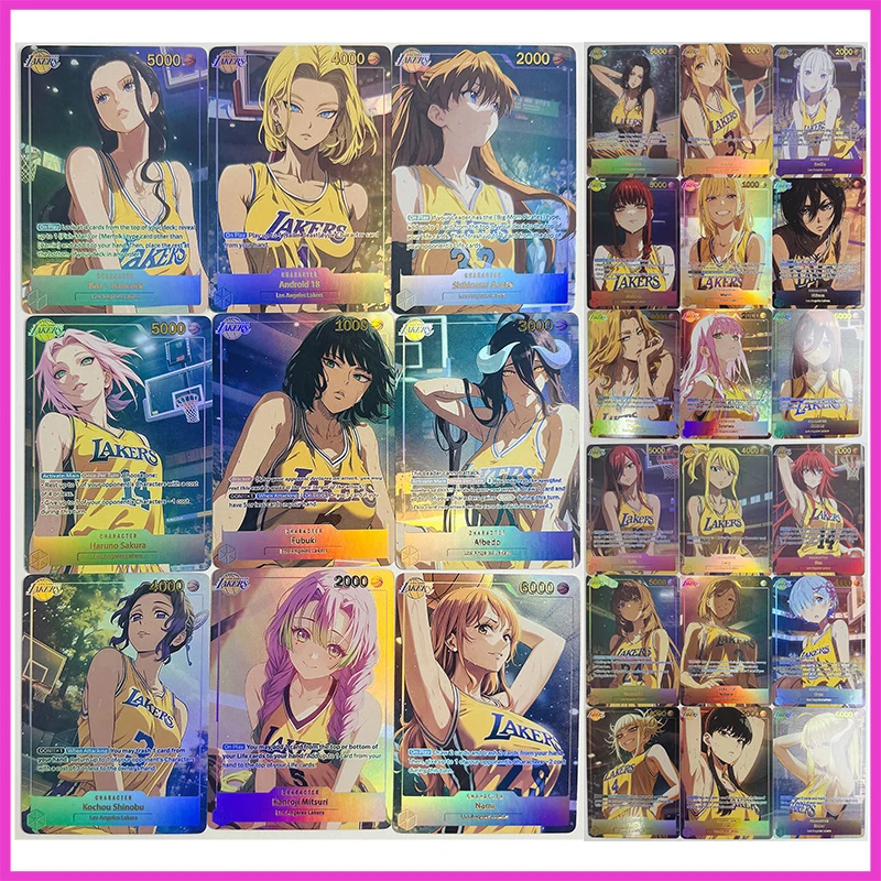 Anime Goddess Story DIY ACG albedo Hancock Kafka Nami Robin Rem Android 18 Toys for boys Collection Games Cards Birthday Present