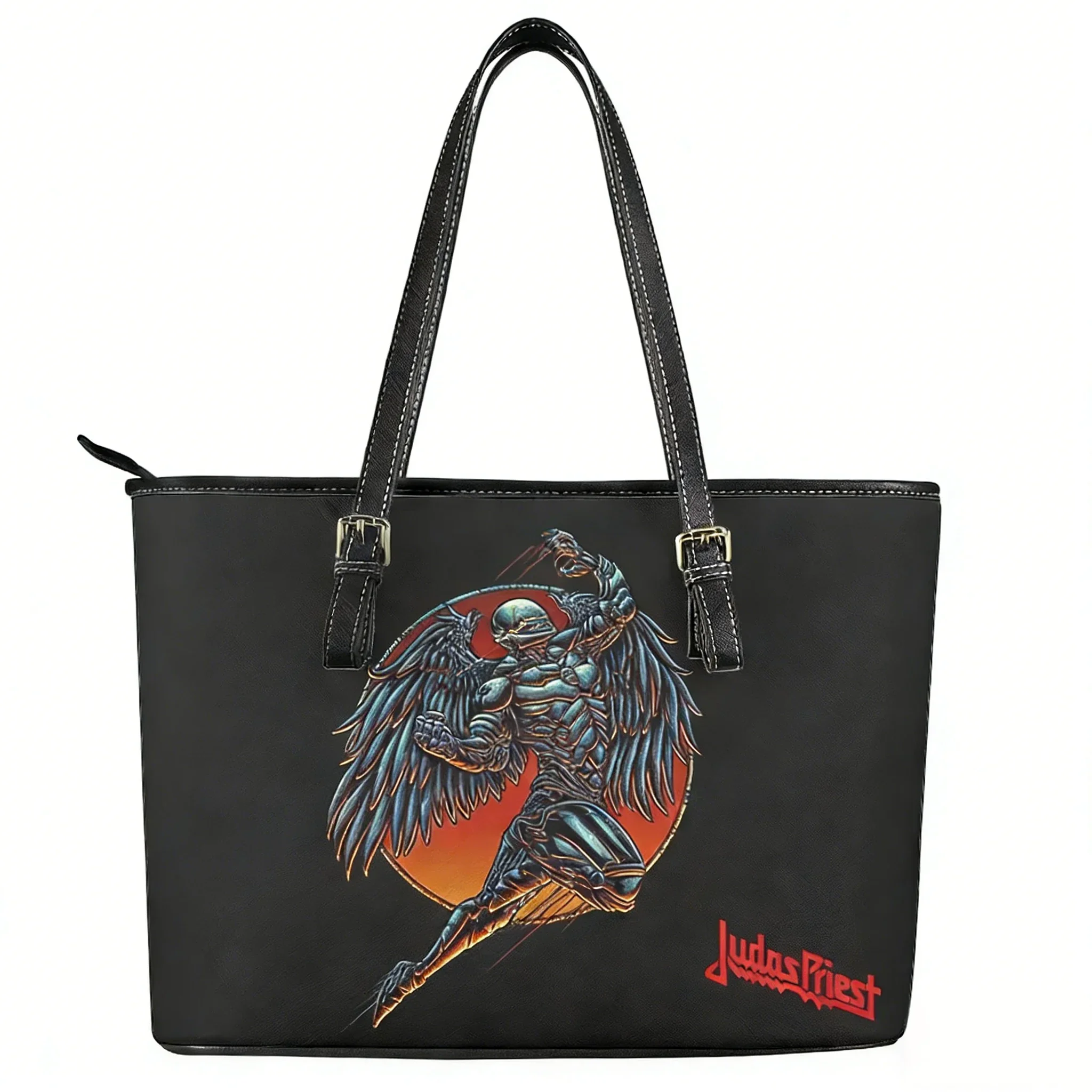 Judas Priest Handbag Mens Womens Personalized Tote Bag Fashion Shoulder Bags Business Commuter Leather Purse Custom Made Bags