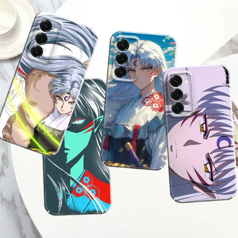 Anime Sesshoumaru For Samsung Galaxy S26 S25 S24 S21 S22 S23 Note 20 A36 A07 A17 Plus Ultra Hard Phone Case