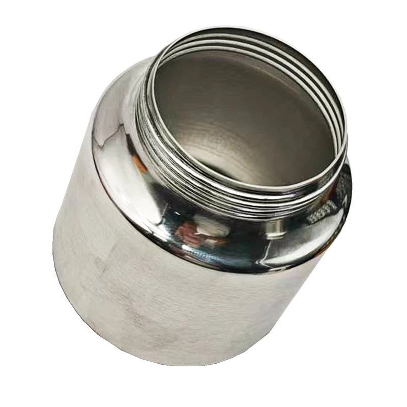 1000ml Spray Gun Spare Parts Accessories Paint Sprayers Bucket Stainless Steel Can Container Repair Window Wall House Bathroom